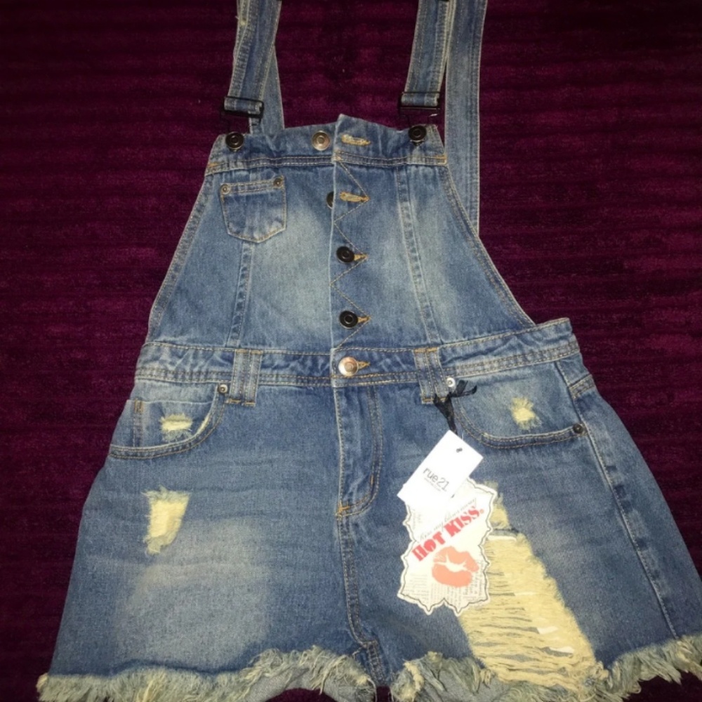 Denim Overalls